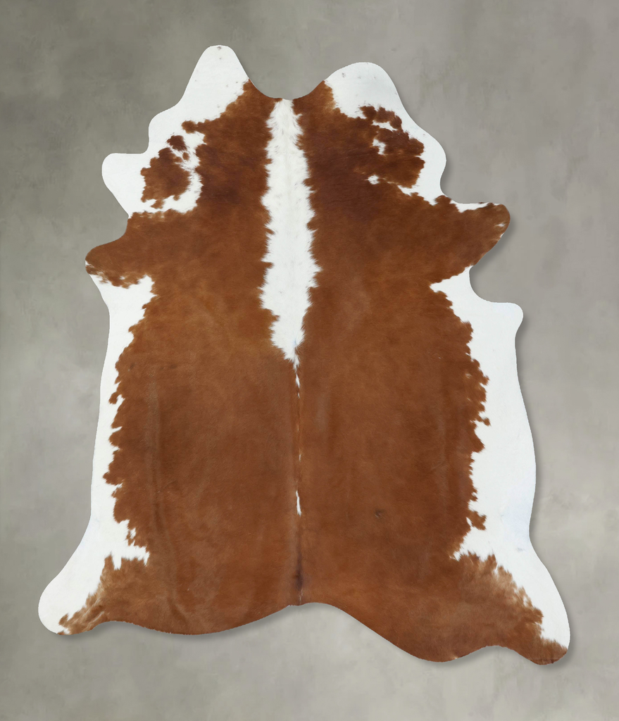 Hereford X-Large Brazilian Cowhide Rug 7'8"H x 6'3"W #B18055 by Hudson Hides
