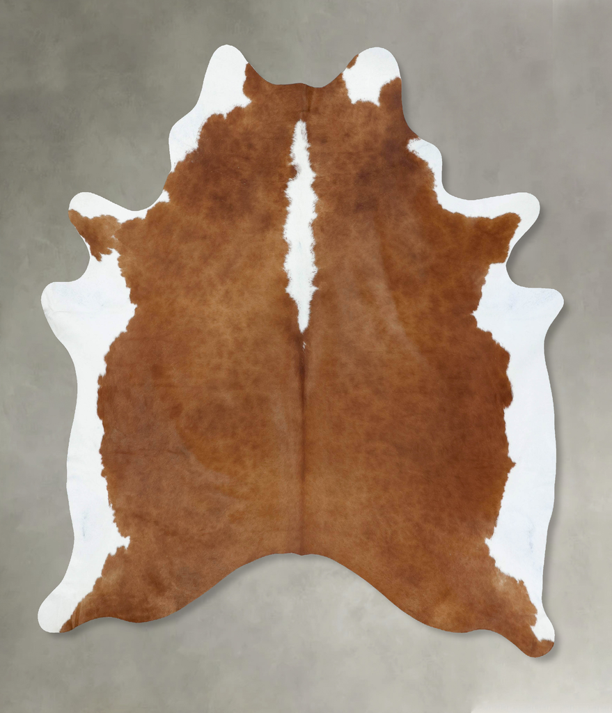 Hereford XX-Large Brazilian Cowhide Rug 8'2"H x 6'7"W #B18057 by Hudson Hides