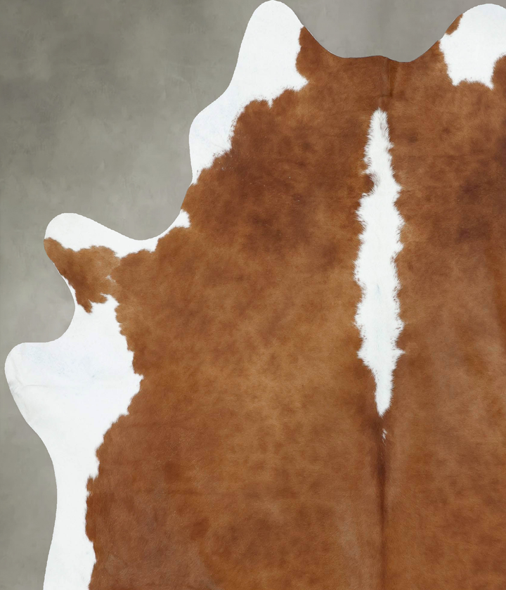 Hereford XX-Large Brazilian Cowhide Rug 8'2"H x 6'7"W #B18057 by Hudson Hides