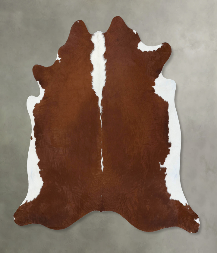 Hereford X-Large Brazilian Cowhide Rug 7'1"H x 7'1"W #B18059 by Hudson Hides