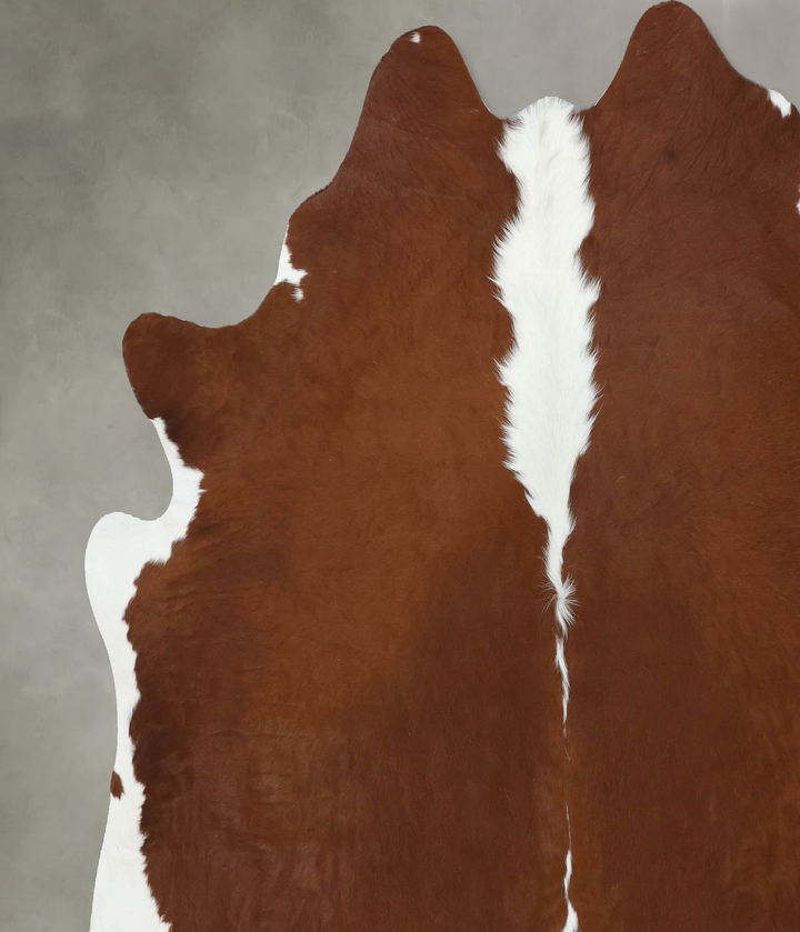 Hereford X-Large Brazilian Cowhide Rug 7'1"H x 7'1"W #B18059 by Hudson Hides