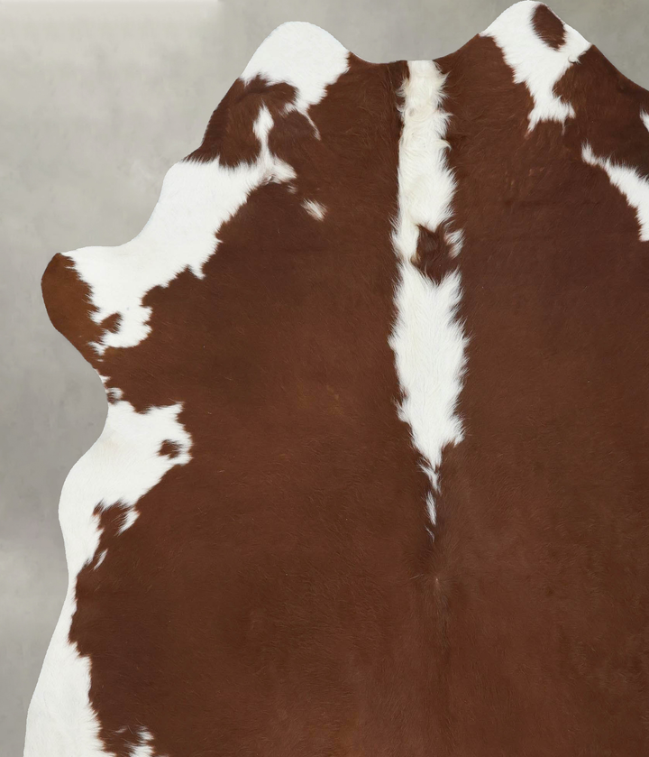 Hereford XX-Large Brazilian Cowhide Rug 7'8"H x 6'7"W #B18060 by Hudson Hides