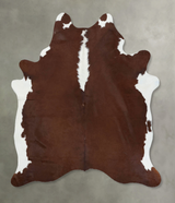 Hereford X-Large Brazilian Cowhide Rug 7'10"H x 5'11"W #B18062 by Hudson Hides