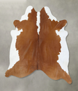 Hereford XX-Large Brazilian Cowhide Rug 8'1"H x 7'5"W #B18063 by Hudson Hides