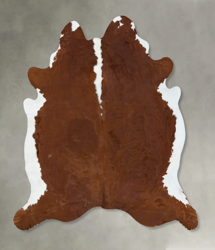 Hereford XX-Large Brazilian Cowhide Rug 7'9"H x 7'0"W #B18066 by Hudson Hides