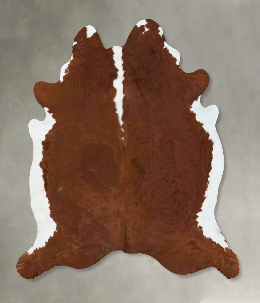 Hereford XX-Large Brazilian Cowhide Rug 7'9"H x 7'0"W #B18066 by Hudson Hides