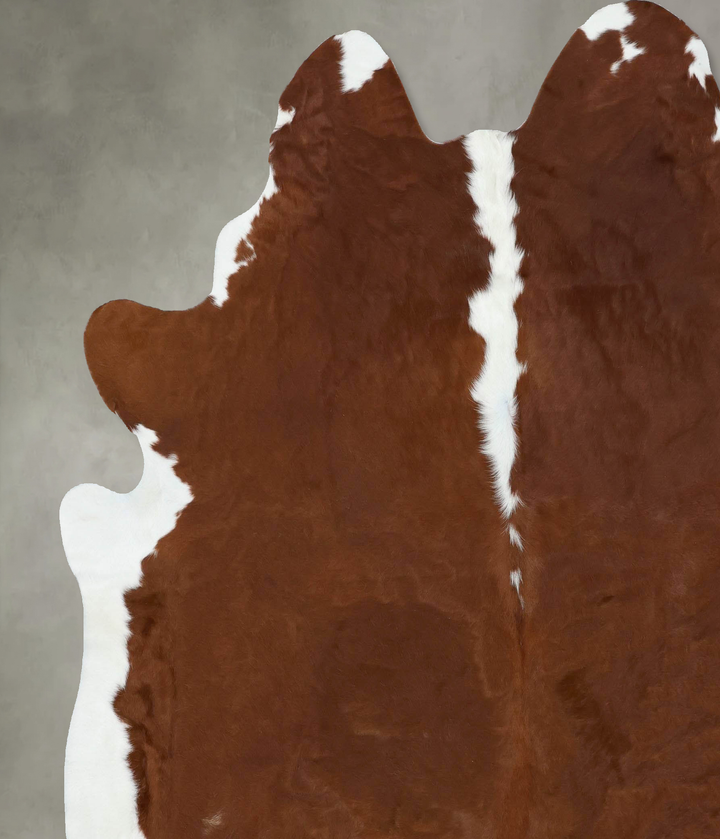 Hereford XX-Large Brazilian Cowhide Rug 7'9"H x 7'0"W #B18066 by Hudson Hides