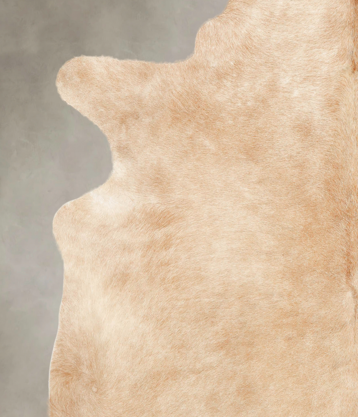 Beige X-Large Brazilian Cowhide Rug 7'2"H x 6'7"W #B1807 by Hudson Hides