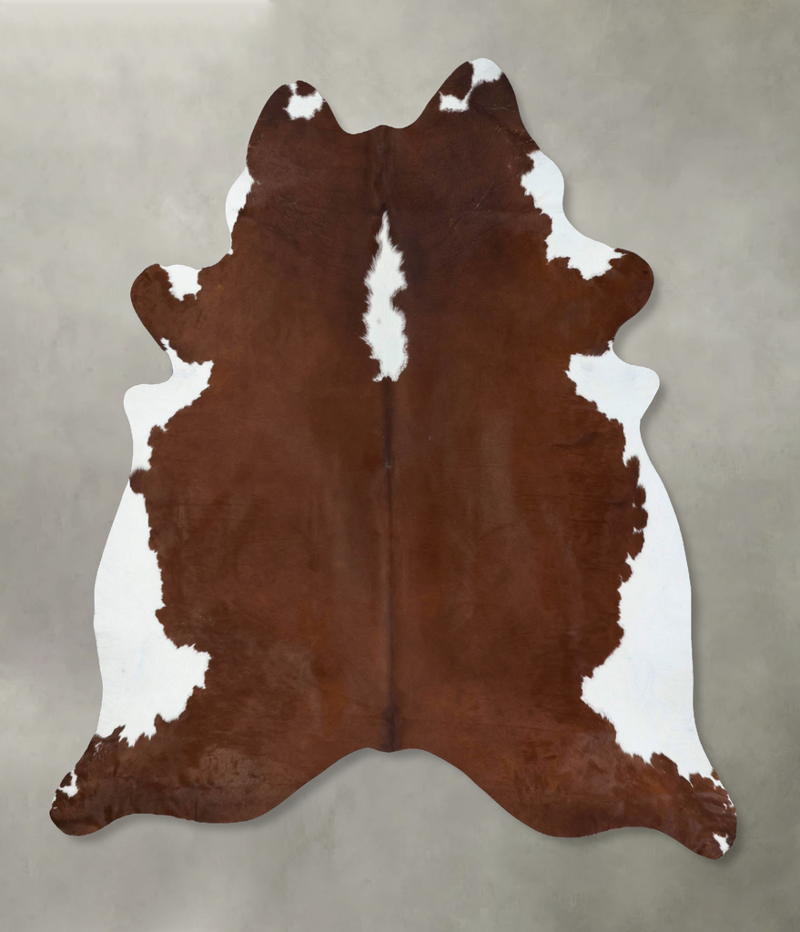 Hereford XX-Large Brazilian Cowhide Rug 7'10"H x 7'2"W #B18070 by Hudson Hides