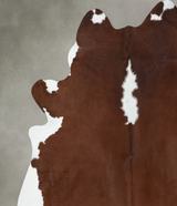 Hereford XX-Large Brazilian Cowhide Rug 7'10"H x 7'2"W #B18070 by Hudson Hides