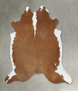 Hereford X-Large Brazilian Cowhide Rug 7'2"H x 6'11"W #B18073 by Hudson Hides