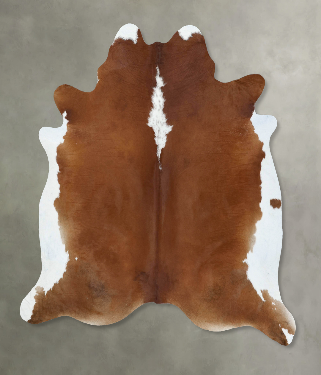 Hereford XX-Large Brazilian Cowhide Rug 7'11"H x 7'1"W #B18076 by Huds