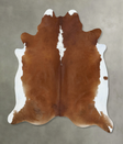 Hereford XX-Large Brazilian Cowhide Rug 7'11"H x 7'1"W #B18076 by Hudson Hides