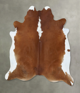 Hereford XX-Large Brazilian Cowhide Rug 7'11"H x 7'1"W #B18076 by Hudson Hides