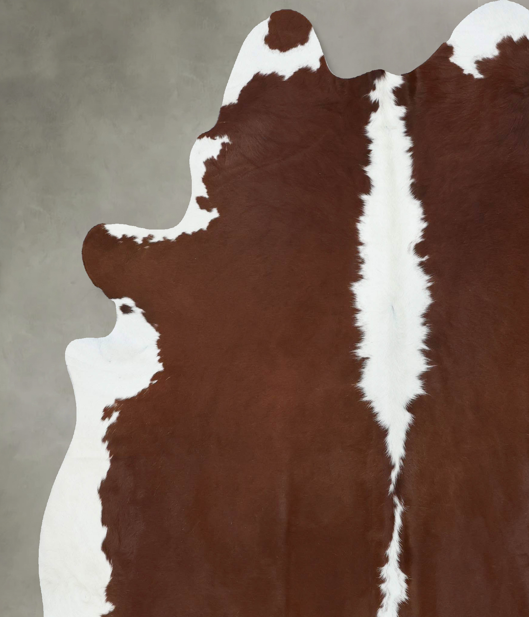 Hereford XX-Large Brazilian Cowhide Rug 7'9"H x 6'11"W #B18079 by Huds