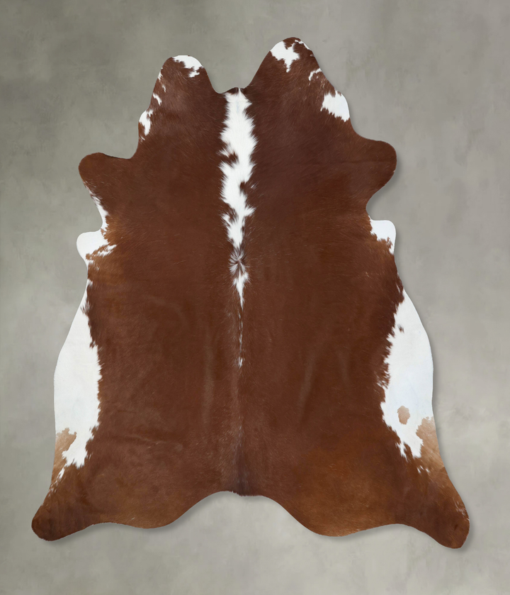 Hereford XX-Large Brazilian Cowhide Rug 7'9"H x 7'8"W #B18080 by Hudson Hides