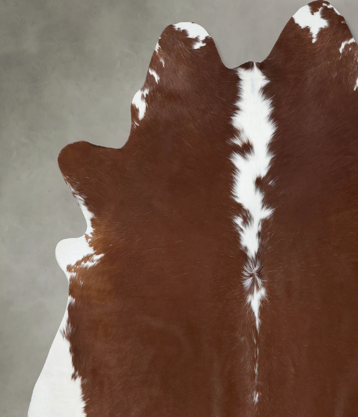 Hereford XX-Large Brazilian Cowhide Rug 7'9"H x 7'8"W #B18080 by Hudson Hides