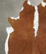 Hereford X-Large Brazilian Cowhide Rug 7'6"H x 6'7"W #B18081 by Hudson Hides