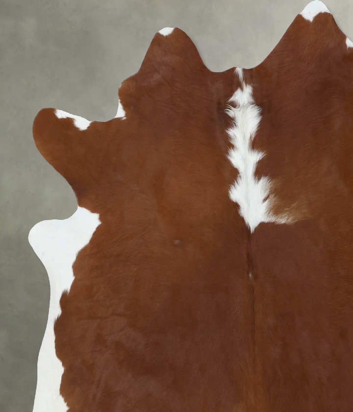 Hereford XX-Large Brazilian Cowhide Rug 7'7"H x 6'9"W #B18082 by Hudson Hides