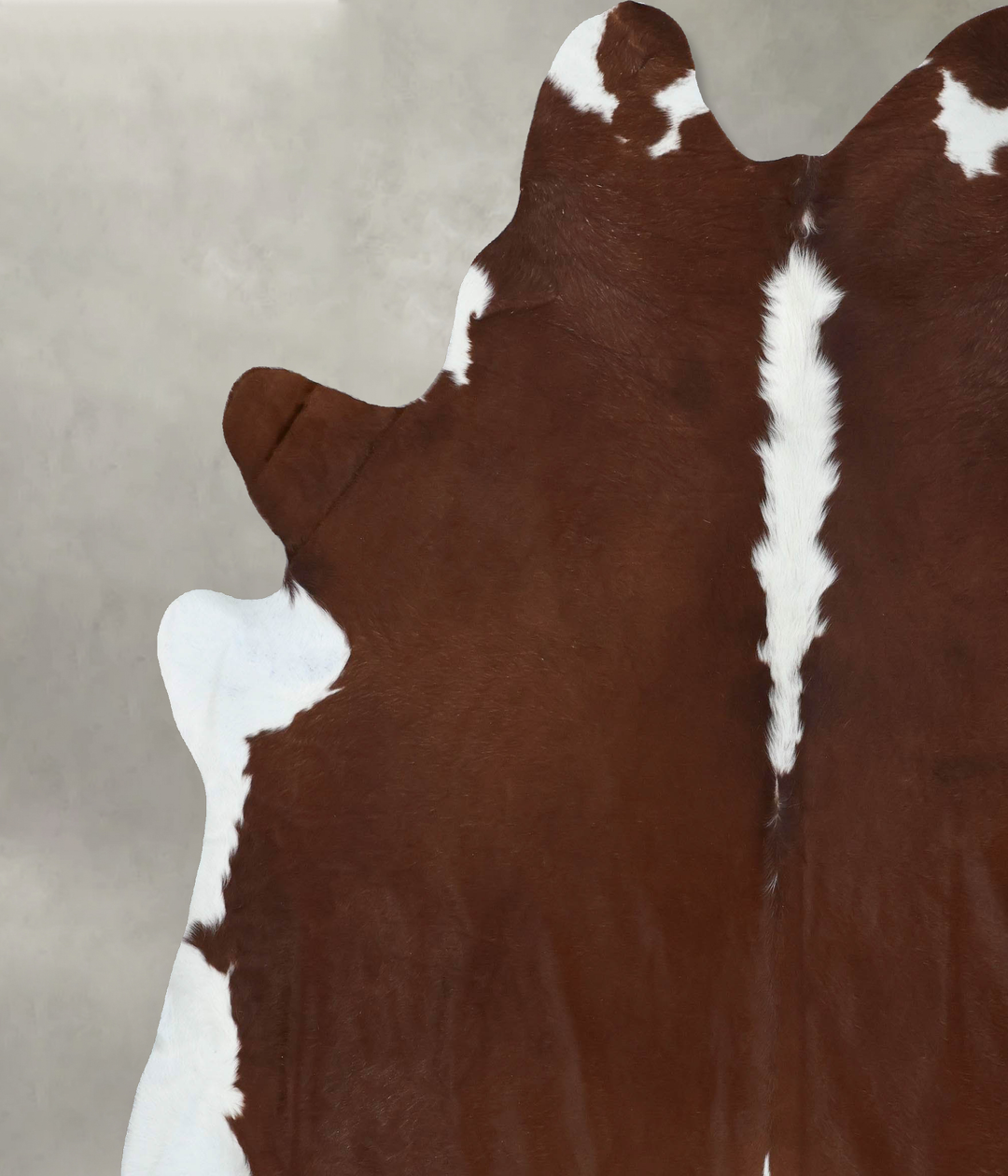 Hereford XX-Large Brazilian Cowhide Rug 8'10"H x 7'10"W #B18083 by Hud