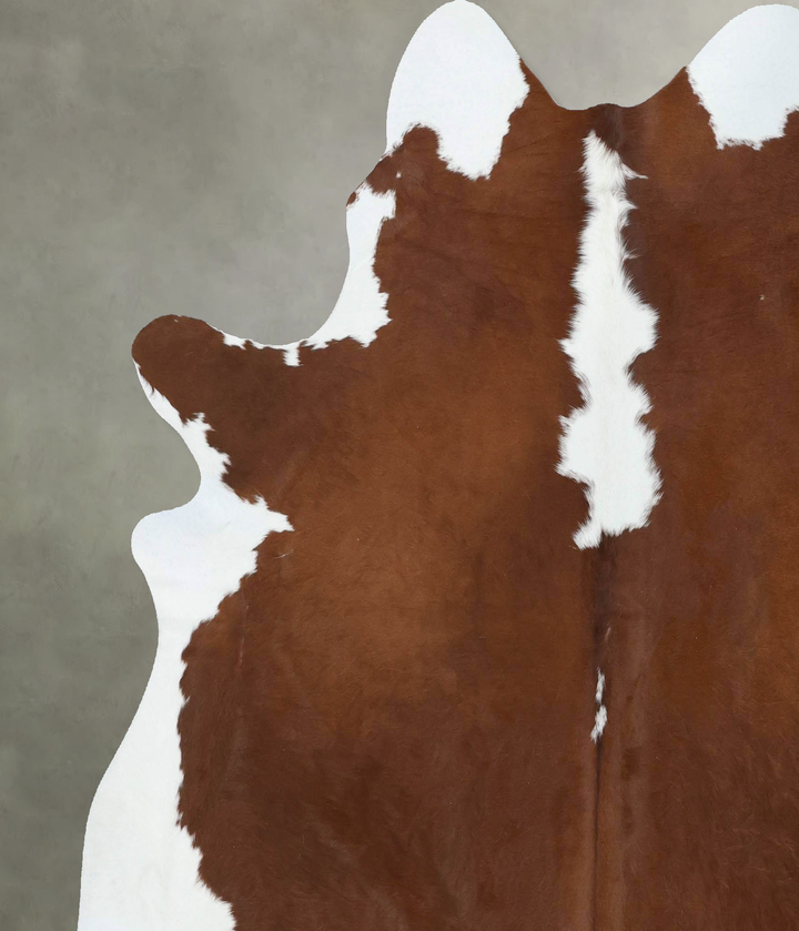 Hereford XX-Large Brazilian Cowhide Rug 7'5"H x 6'9"W #B18084 by Hudson Hides