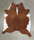 Hereford XX-Large Brazilian Cowhide Rug 8'3"H x 6'10"W #B18087 by Hudson Hides