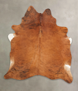 Medium Brindle X-Large Brazilian Cowhide Rug 7'5"H x 6'5"W #B1809 by Hudson Hides