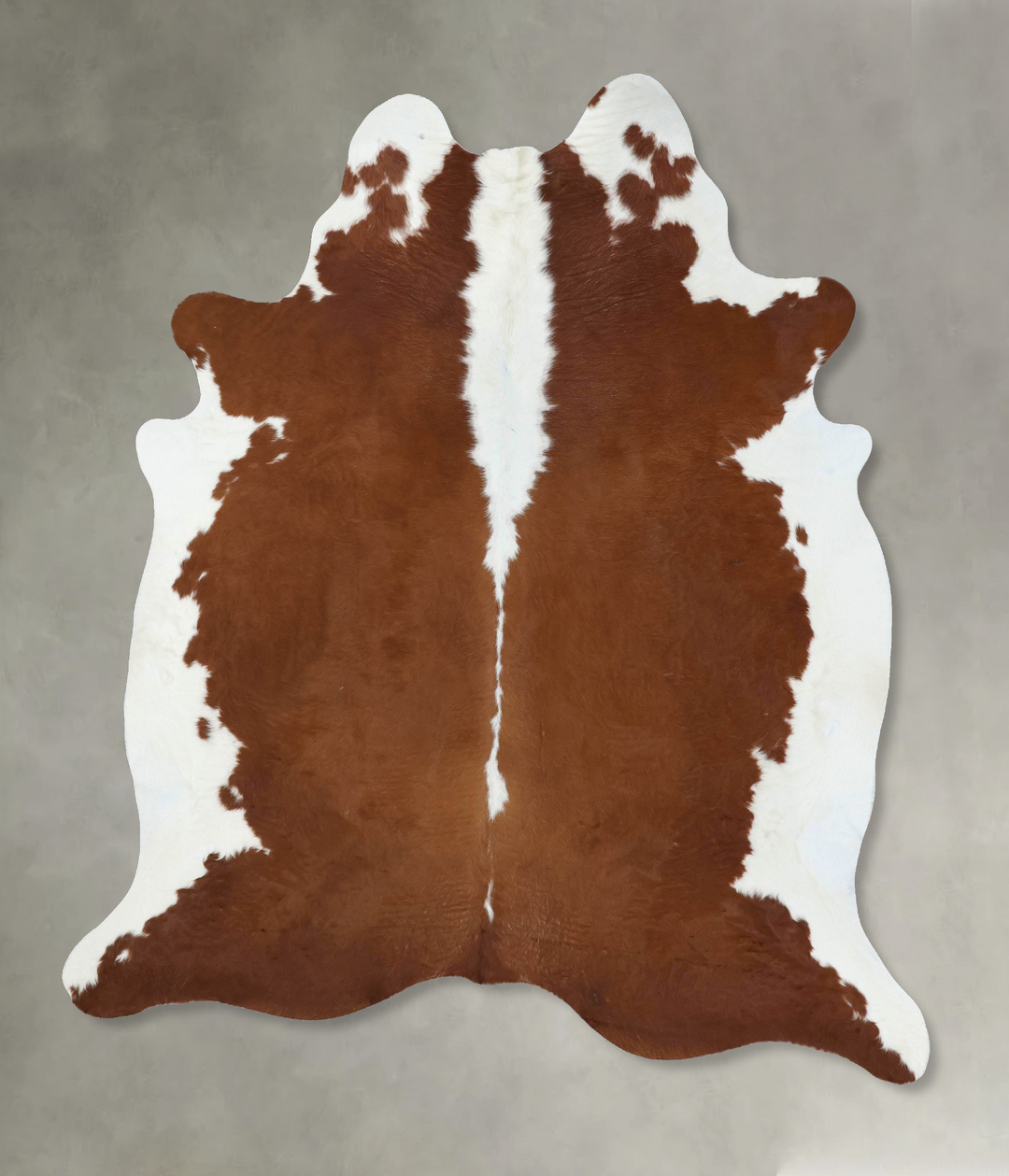 Hereford XX-Large Brazilian Cowhide Rug 7'11"H x 6'9"W #B18090 by Huds