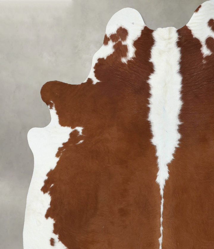Hereford XX-Large Brazilian Cowhide Rug 7'11"H x 6'9"W #B18090 by Hudson Hides