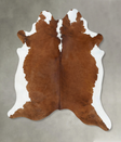 Hereford XX-Large Brazilian Cowhide Rug 7'9"H x 6'10"W #B18096 by Hudson Hides