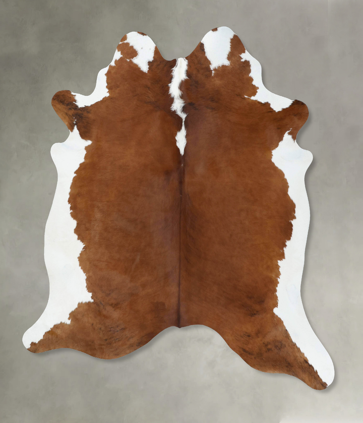 Hereford XX-Large Brazilian Cowhide Rug 7'9"H x 6'10"W #B18096 by Hudson Hides