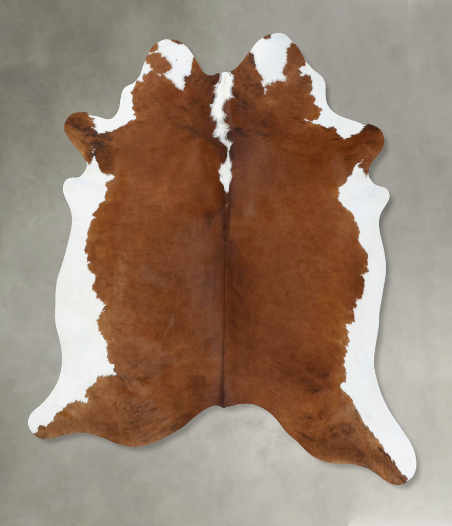 Hereford XX-Large Brazilian Cowhide Rug 7'9"H x 6'10"W #B18096 by Hudson Hides