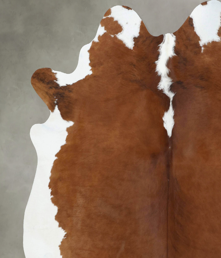Hereford XX-Large Brazilian Cowhide Rug 7'9"H x 6'10"W #B18096 by Hudson Hides