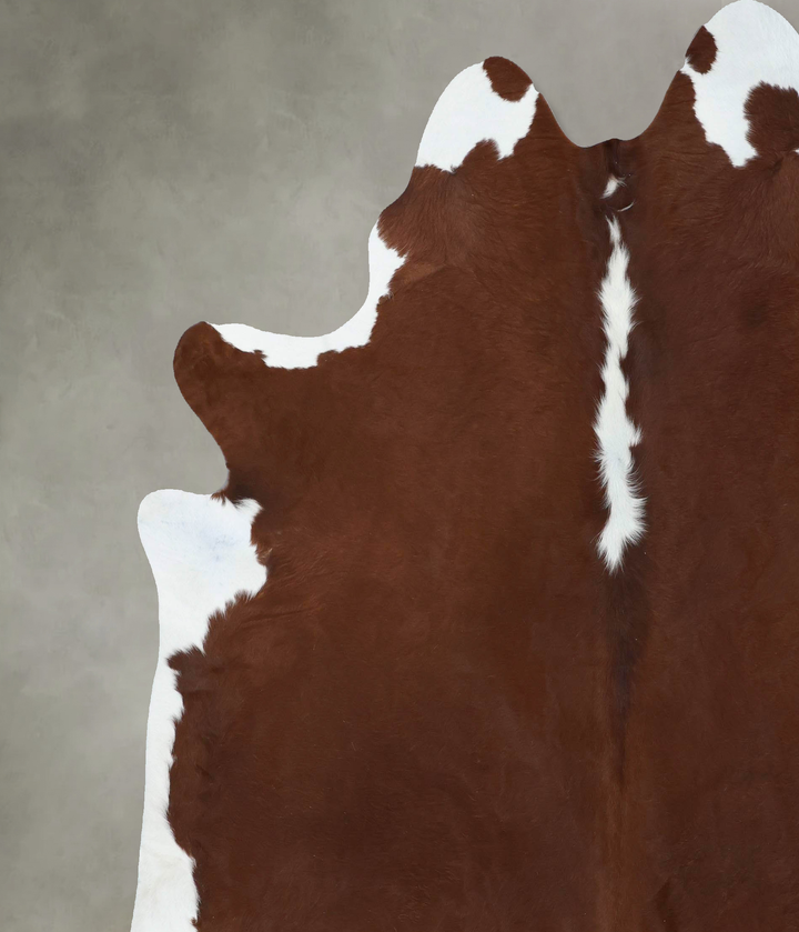 Hereford XX-Large Brazilian Cowhide Rug 8'6"H x 7'5"W #B18097 by Hudson Hides