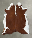 Hereford XX-Large Brazilian Cowhide Rug 8'0"H x 6'10"W #B18098 by Hudson Hides