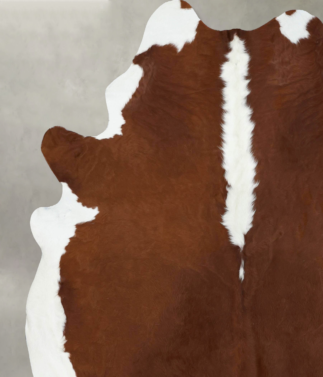 Hereford XX-Large Brazilian Cowhide Rug 7'11"H x 7'1"W #B18100 by Huds