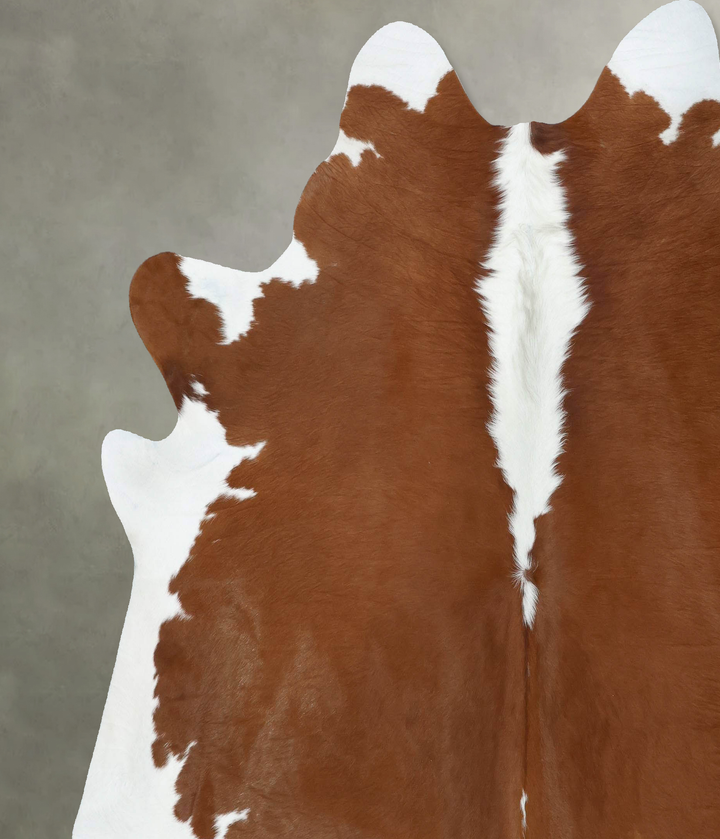 Hereford XX-Large Brazilian Cowhide Rug 7'10"H x 7'3"W #B18101 by Hudson Hides