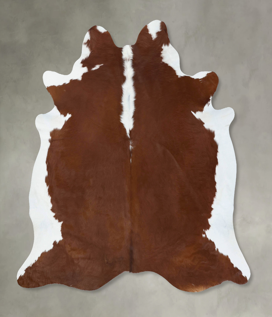 Hereford X-Large Brazilian Cowhide Rug 6'10"H x 6'7"W #B18102 by Hudson Hides