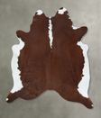 Hereford XX-Large Brazilian Cowhide Rug 7'11"H x 6'8"W #B18103 by Hudson Hides