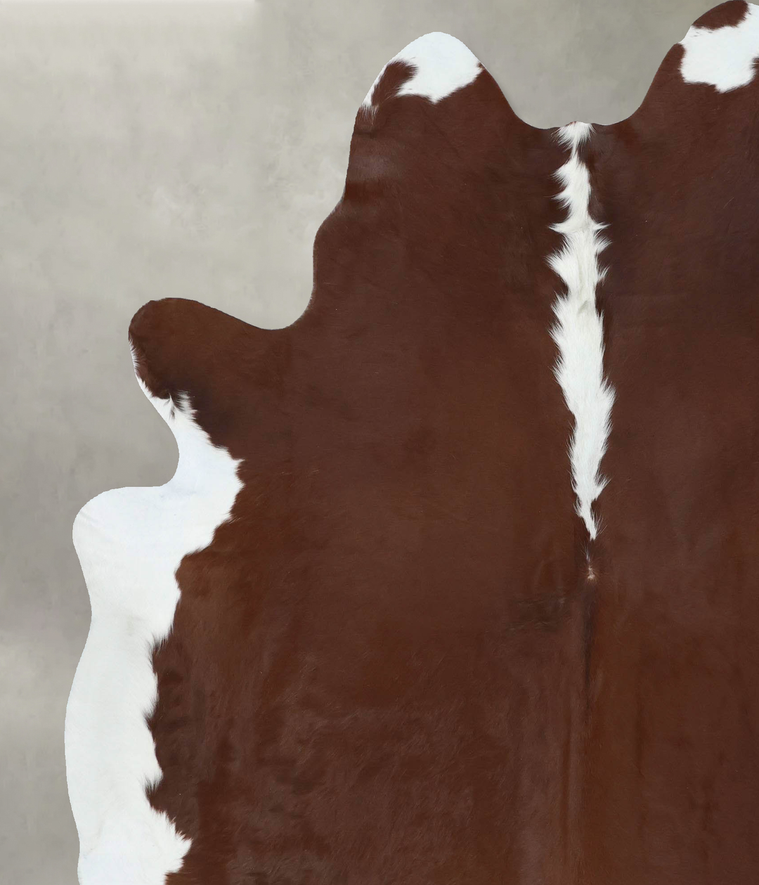 Hereford XX-Large Brazilian Cowhide Rug 7'11"H x 6'8"W #B18103 by Huds