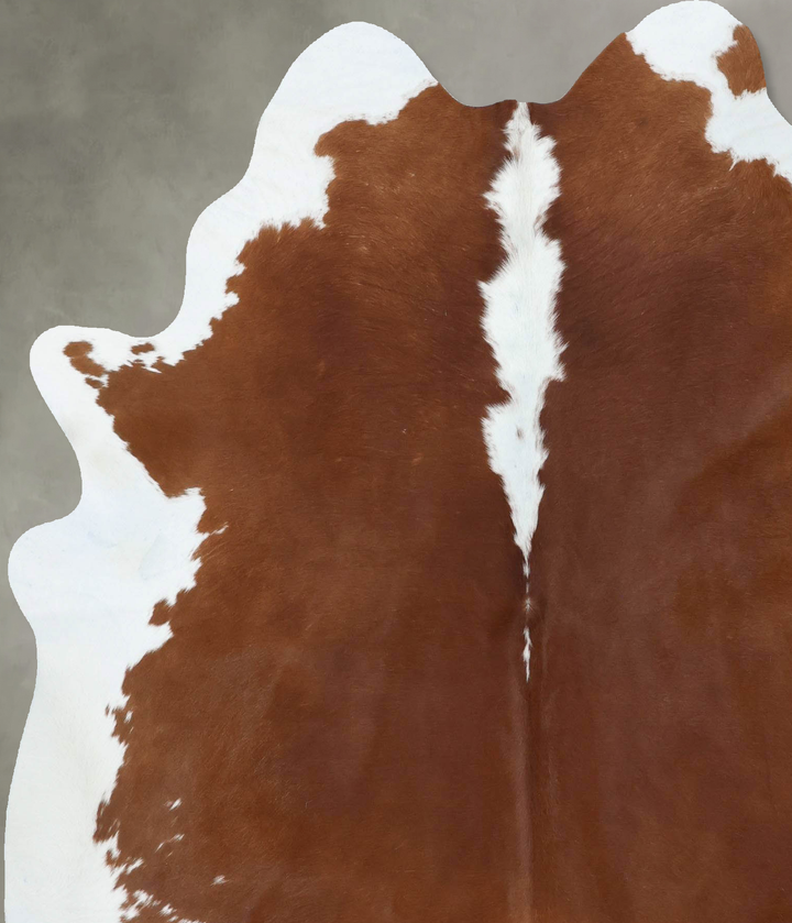 Hereford X-Large Brazilian Cowhide Rug 7'5"H x 6'0"W #B18104 by Hudson Hides