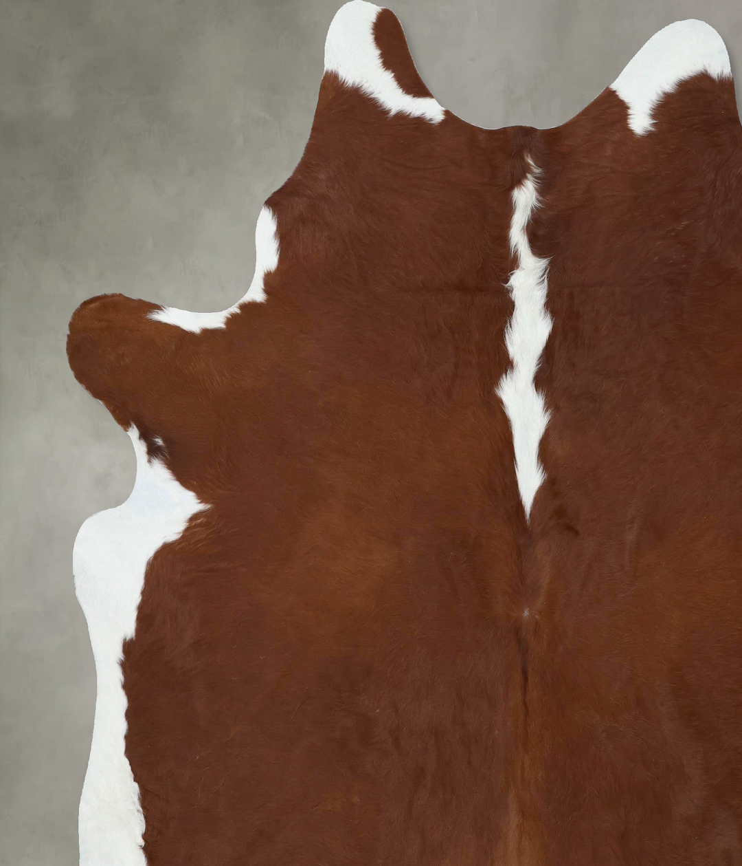 Hereford XX-Large Brazilian Cowhide Rug 8'5"H x 7'2"W #B18108 by Hudso