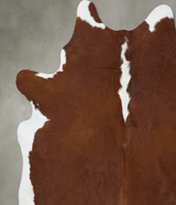 Hereford XX-Large Brazilian Cowhide Rug 8'5"H x 7'2"W #B18108 by Hudson Hides