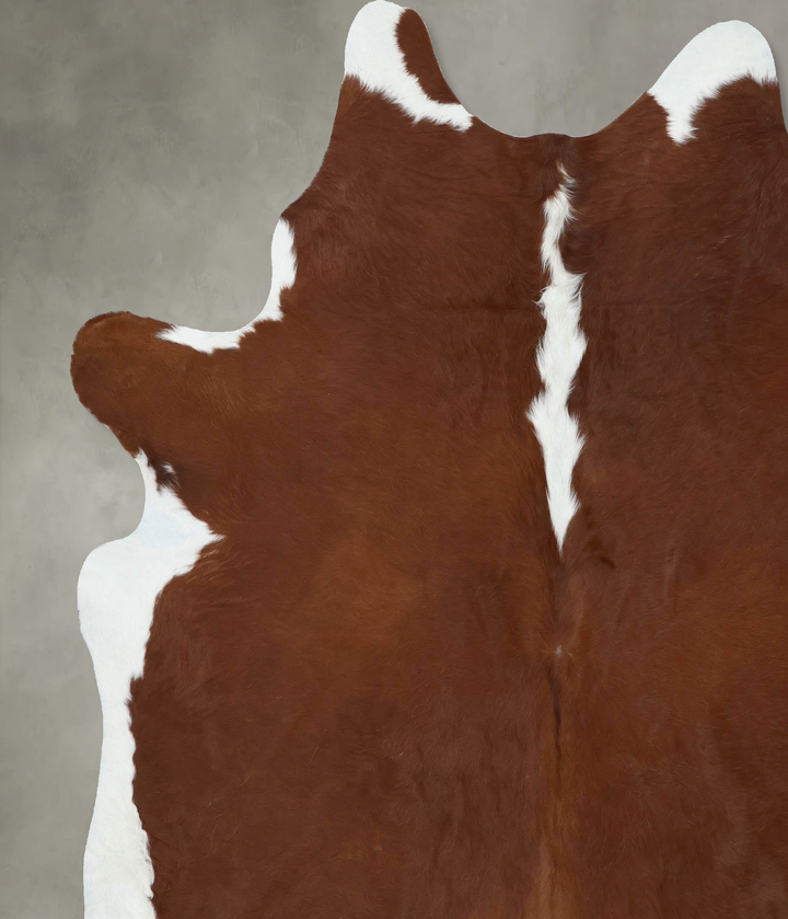 Hereford XX-Large Brazilian Cowhide Rug 8'5"H x 7'2"W #B18108 by Hudson Hides