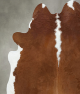 Hereford XX-Large Brazilian Cowhide Rug 7'10"H x 6'9"W #B18109 by Hudson Hides