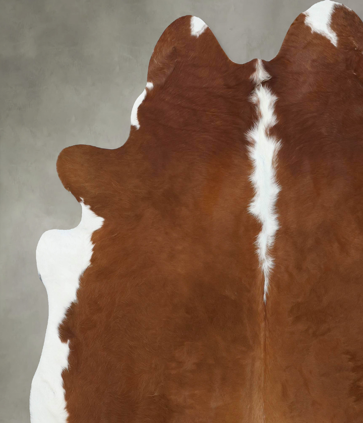 Hereford XX-Large Brazilian Cowhide Rug 7'10"H x 6'9"W #B18109 by Hudson Hides