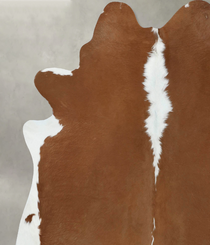 Hereford XX-Large Brazilian Cowhide Rug 7'8"H x 6'7"W #B18115 by Hudson Hides