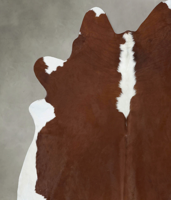 Hereford XX-Large Brazilian Cowhide Rug 8'2"H x 7'3"W #B18116 by Hudson Hides
