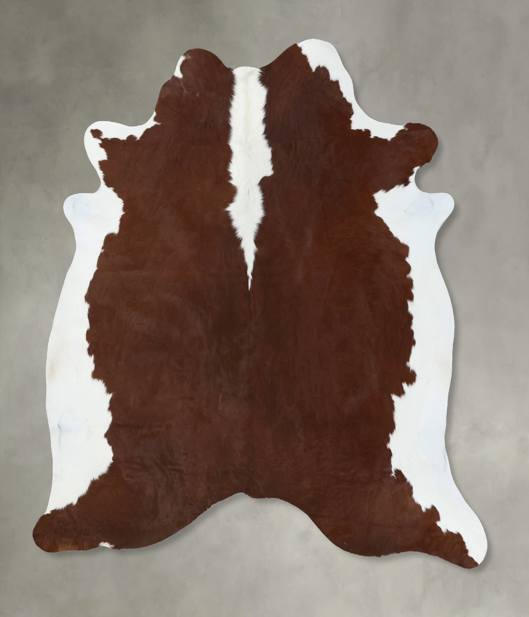 Hereford XX-Large Brazilian Cowhide Rug 7'8"H x 6'11"W #B18123 by Huds