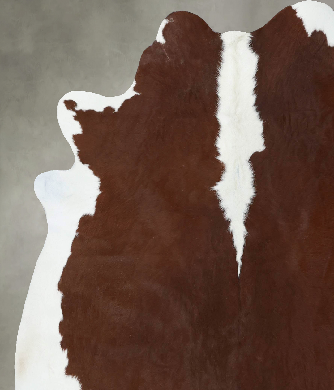 Hereford XX-Large Brazilian Cowhide Rug 7'8"H x 6'11"W #B18123 by Huds
